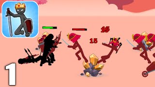 Stickman Battle Empires War - Gameplay Walkthrough Part 1 All Levels (Android & iOS) screenshot 3