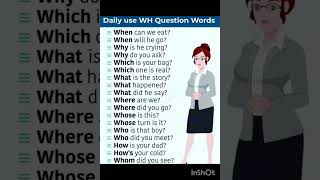 Daily use WH question Words -55