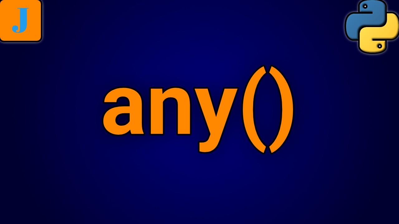 Python any Function - YouTube