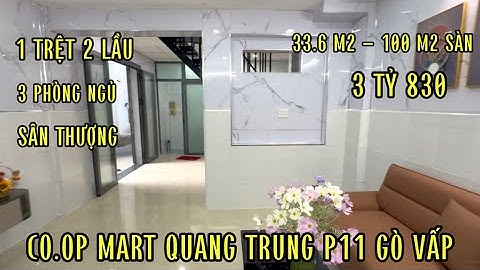Bán Nhà Gò Vấp 122}🏡Nhà Đẹp Sau Lưng Coopmart Quang Trung – 3PN, 2 Lầu, Full Nội Thất – Chỉ 3.83 Tỷ