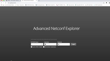 Part-1 : Advanced Netconf Explorer(ANX) with Cisco IOS-XR 9000v router.