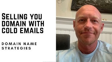 Selling your domain name with cold outbound.