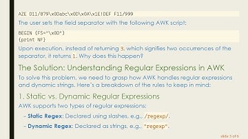 Understanding the Backslash in AWK Field Separator
