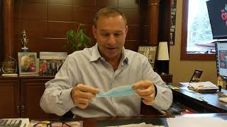 How to wear a surgical mask to help protect against Covid-19 Corona virus