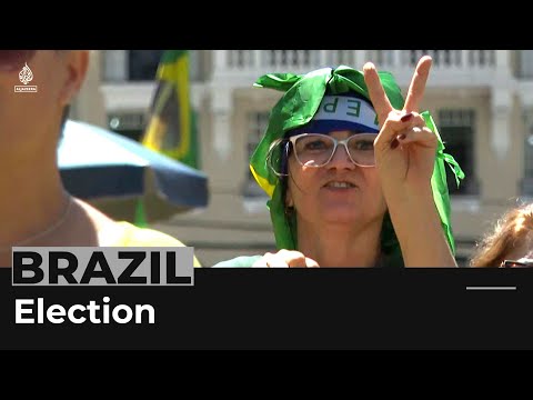 Brazil election: bolsonaro holds rally as he trails in polls