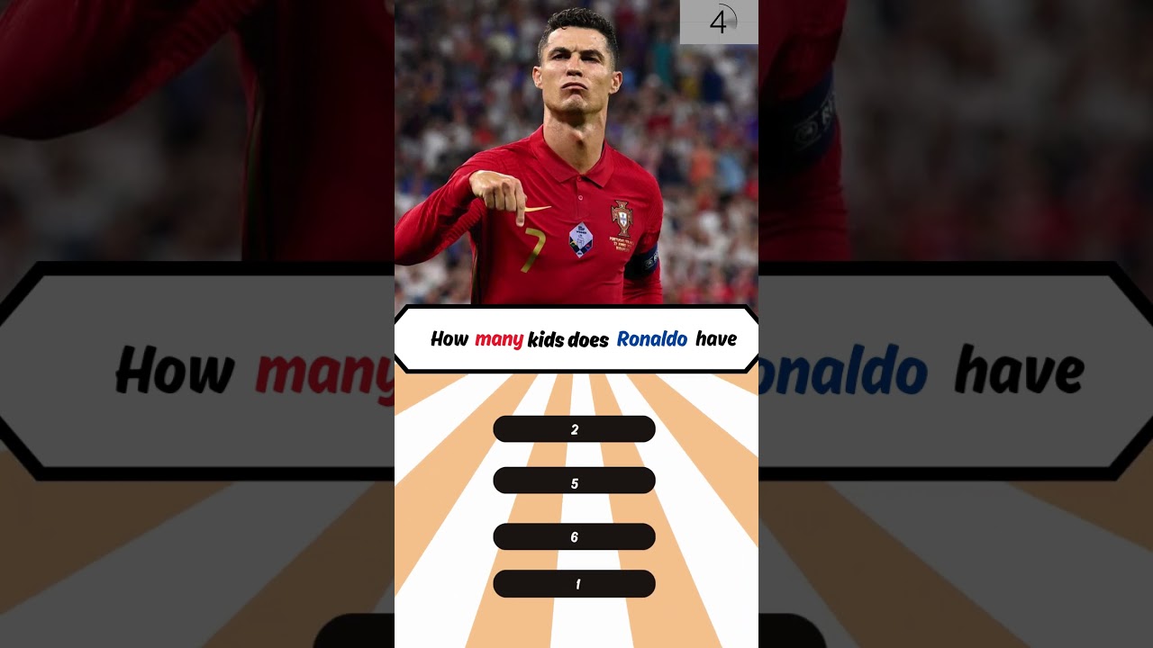 Can You Guess Ronaldo Kids?