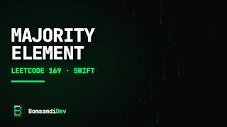 Majority Element — LeetCode 169 in Swift (ASMR Coding)