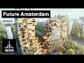 Future amsterdam  valley by mvrdv tops out in zuidas district