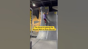HOW TO GET THE WARPED WALL ON NINJA WARRIOR! #shorts #youtubeshorts