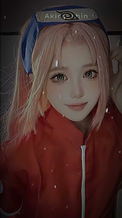 HARUNO SAKURA // NARUTO SHIPPUDEN// SAKURA COSPLAY// #narutoshippuden #shortvideo