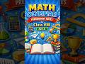 Olympiad Math boosts your critical thinking skills .Shorts, Math olympiad, USAMO