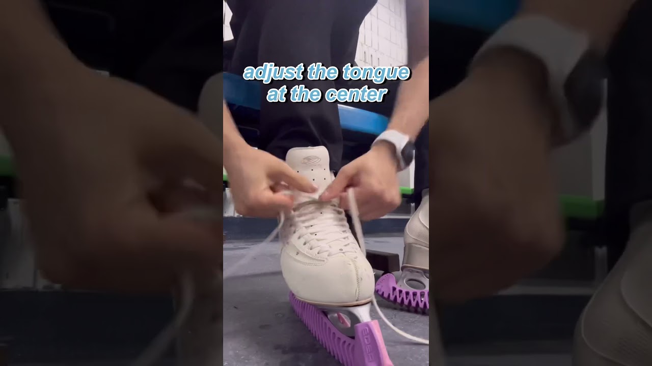 How to Tie Figure Skate!!!⛸️ 