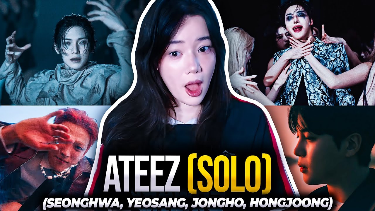 ATEEZ Solo Songs Reaction | Hongjoong, Yeosang, Seonghwa & Jongho