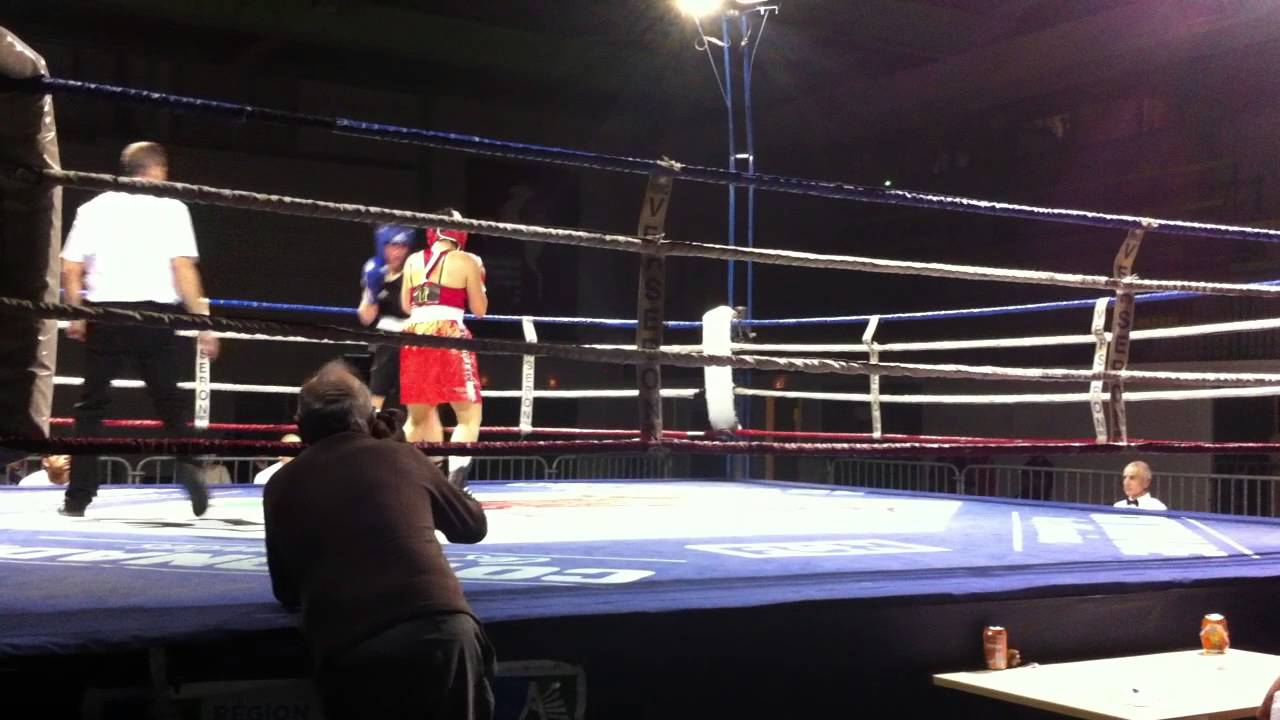Marion ladies boxing Tour Cenon 8 mars 2014 YouTube