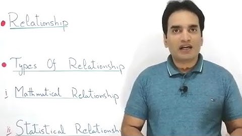 Mathematical Relationship | Statistical Relationship | Regression | Lecture 1 | Usman |In Urdu Hindi