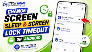 How To Change Screen Sleep & Screen Lock Timeout On Android | 100% Working