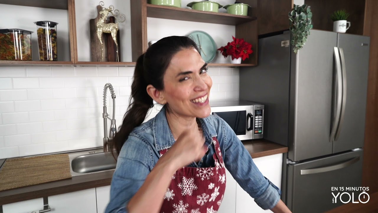En 15 minutos con la chef Yolo | Series kiwilimón | Guarniciones navideñas