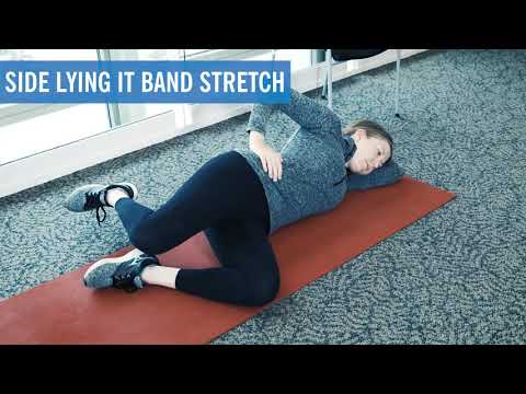 IT Band Stretches  Side-Lying IT Band Stretch 