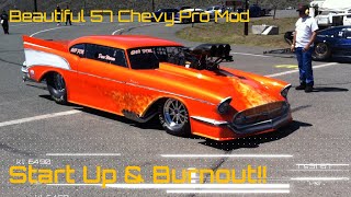 57 CHEVY BEL AIR PRO MOD BURNOUT (EX AGENT ORANGE) #BuiltByBo