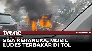 Mobil Ludes Terbakar di Tol JORR | tvOne