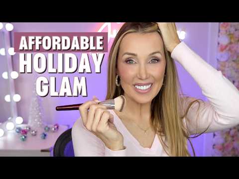 Affordable Holiday Glam Makeup Tutorial | Over 50