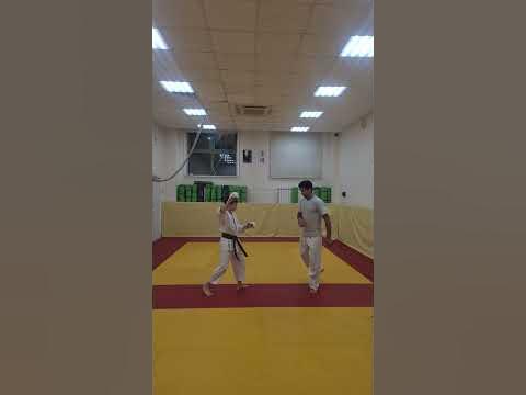 захват ноги бросок каратэ - YouTube