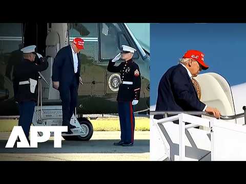 JUST IN: Trump Arrives at White House After Weekend Stay at New Jersey Resort | APT