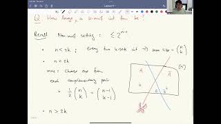 24.04.30, Hong Liu, Extremal Combinatorics: Lecture 17