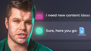 How To Come Up With INFINITE Content Ideas Using AI (the right way)