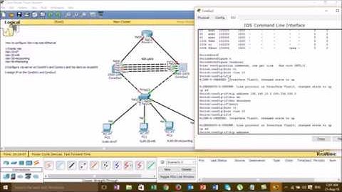 Configure VLAN HSRP VTP STP Etherchannel Trunks Redundancy on cisco switch