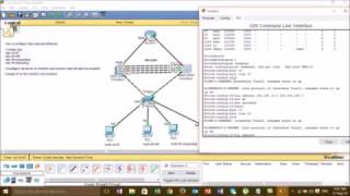 Configure VLAN HSRP VTP STP Etherchannel Trunks Redundancy on cisco switch
