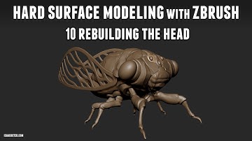 Hard Surface Modeling with Zbrush Part 02 - 10 Rebuilding the Head