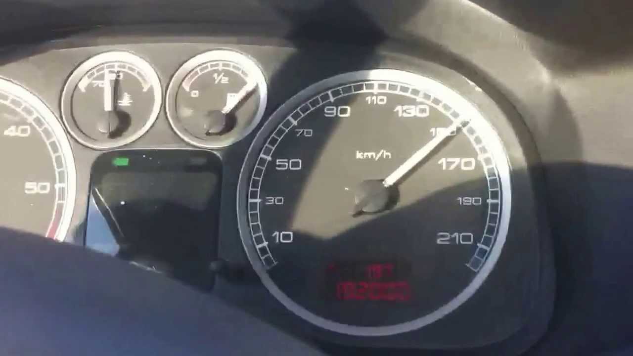 Vmax Peugeot 307 Egr Off - Youtube