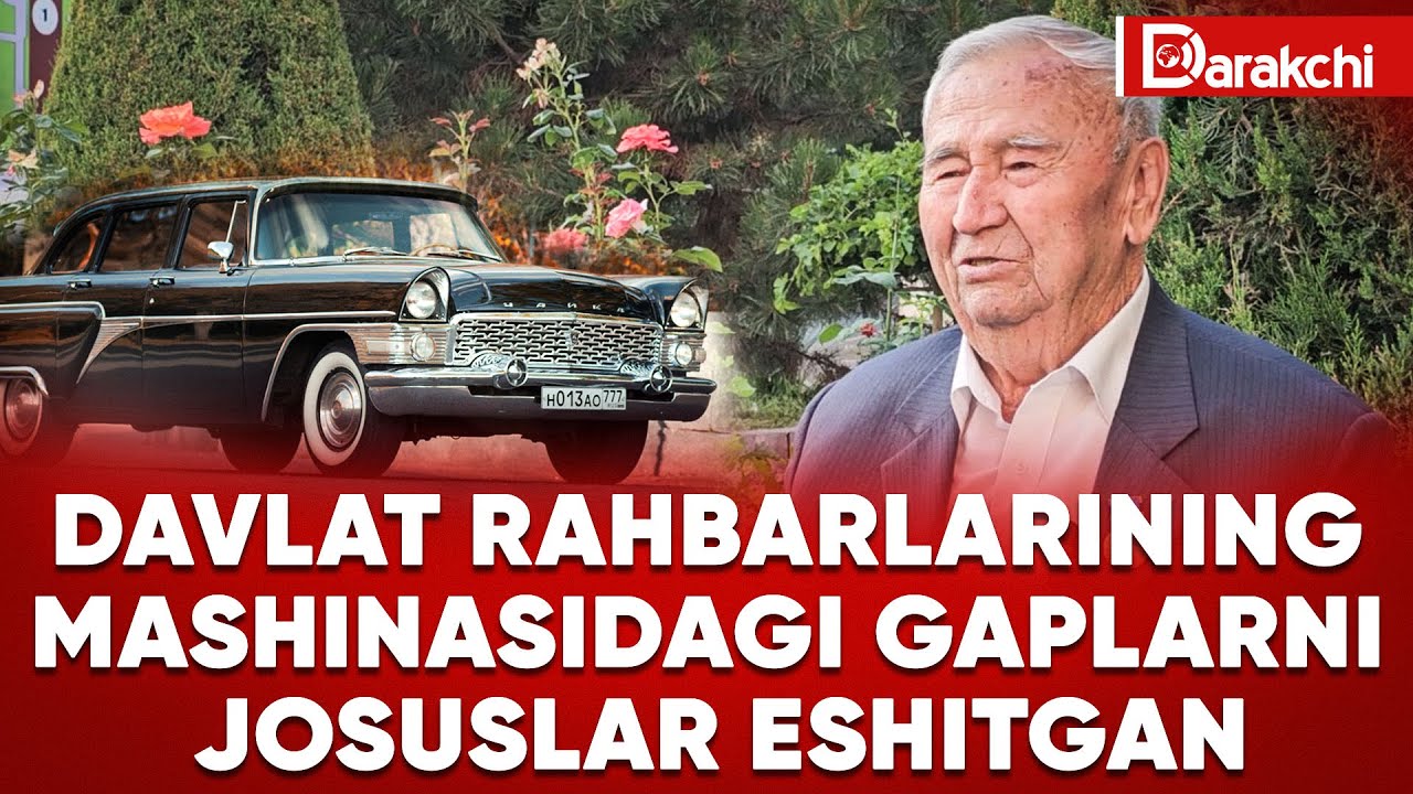 DAVLAT RAHBARLARINING MASHINASIDAGI GAPLARNI JOSUSLAR ESHITGAN