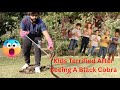 😱 Kids Terrified by Venomous Snake in School | Dangerous Snake Rescue #snake#viralreel#shorts