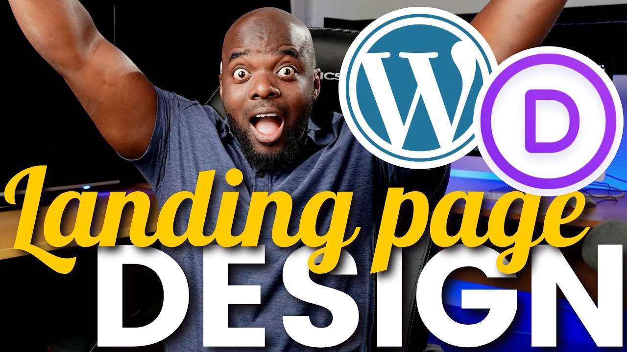 How to design a landing page with WordPress | Divi Theme Tutorial - YouTube