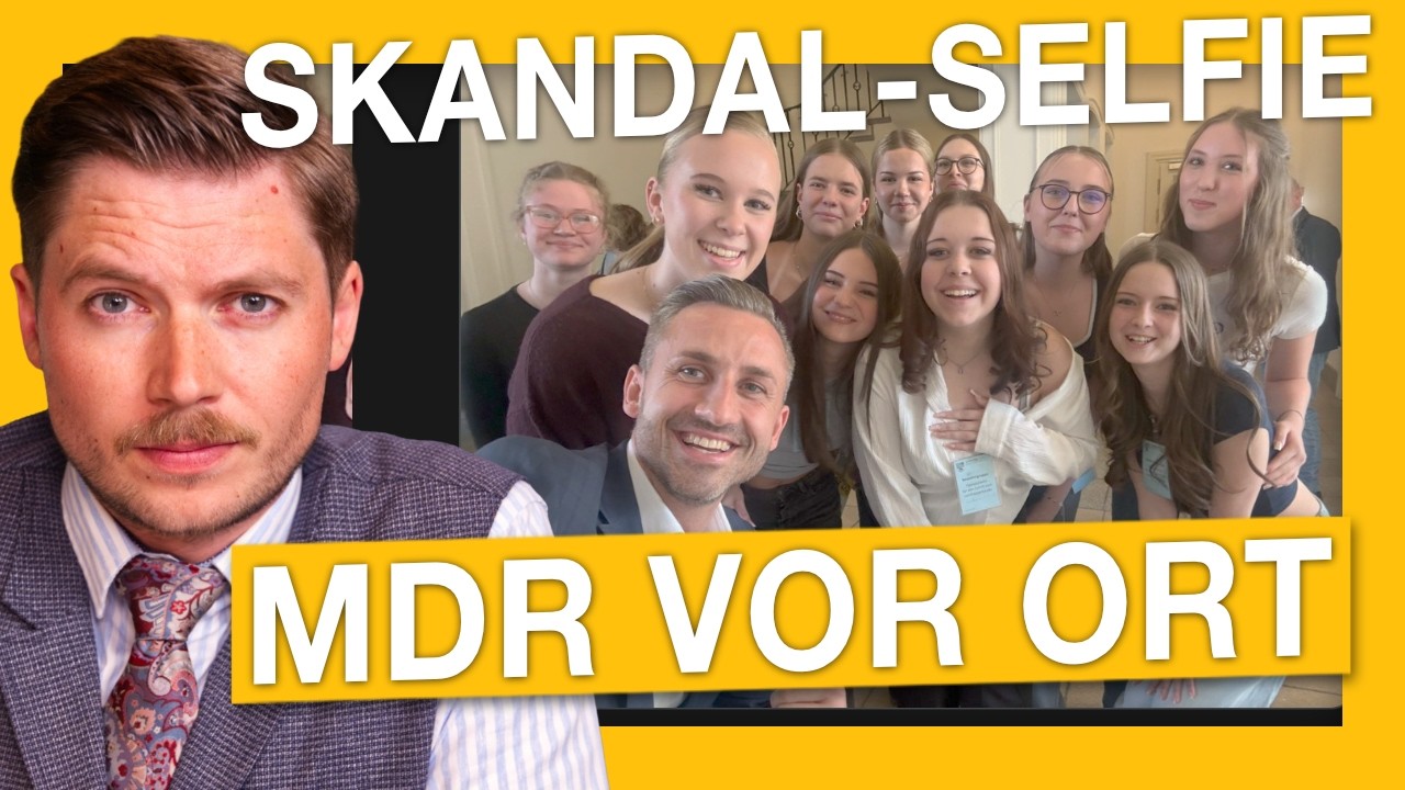 Skandal-Selfie mit Ulrich Siegmund! MDR Reporter fahren ans Gymnasium & F*ck AfD Tafel in Saalfeld