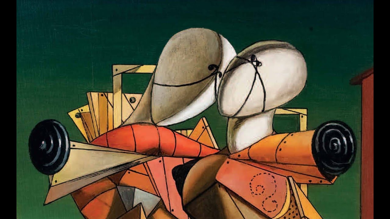 Giorgio de Chirico: 'Ettore e Andromaca' - 1969 - commento critico a
