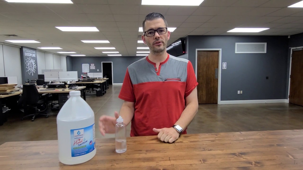 CablesAndKits Liquid Hand Sanitizer Dispenser Bottle - YouTube