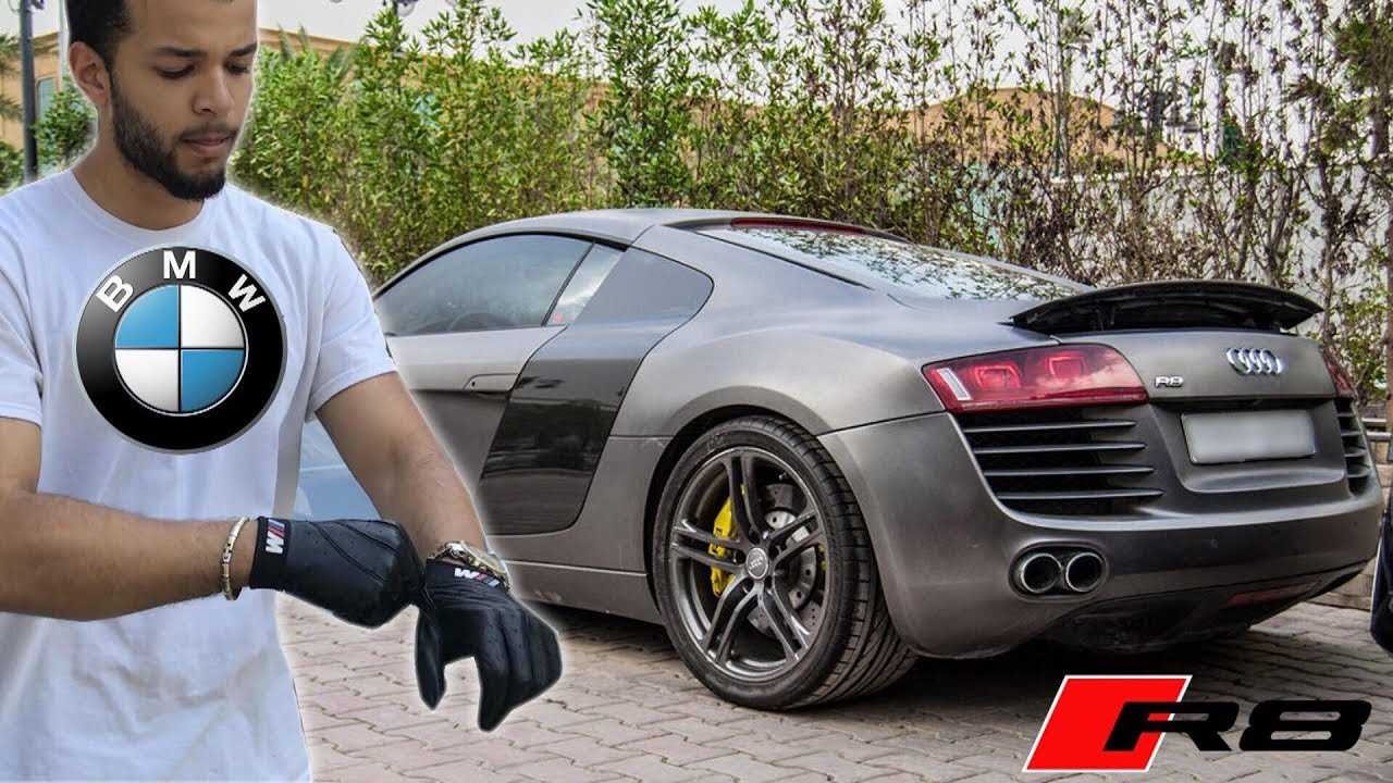 Crazy BMW Driver Drives A Audi R8 *SUPERCAR* - YouTube