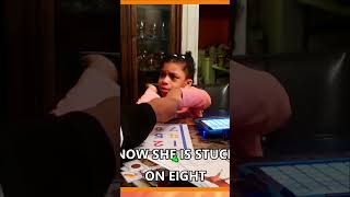 Watch Her Learn To Count With A Tablet! #shorts