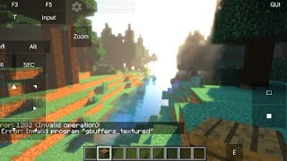 Zalith Launcher | SSRE Spacial Edition shader on a modded forest biome (Zink)