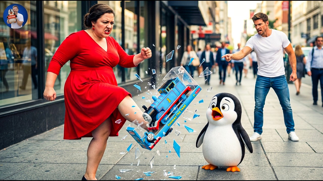 Misunderstood Penguin Breaks Thomas Train Toy — What Happens Next Is Unbelievable #rescuestories
