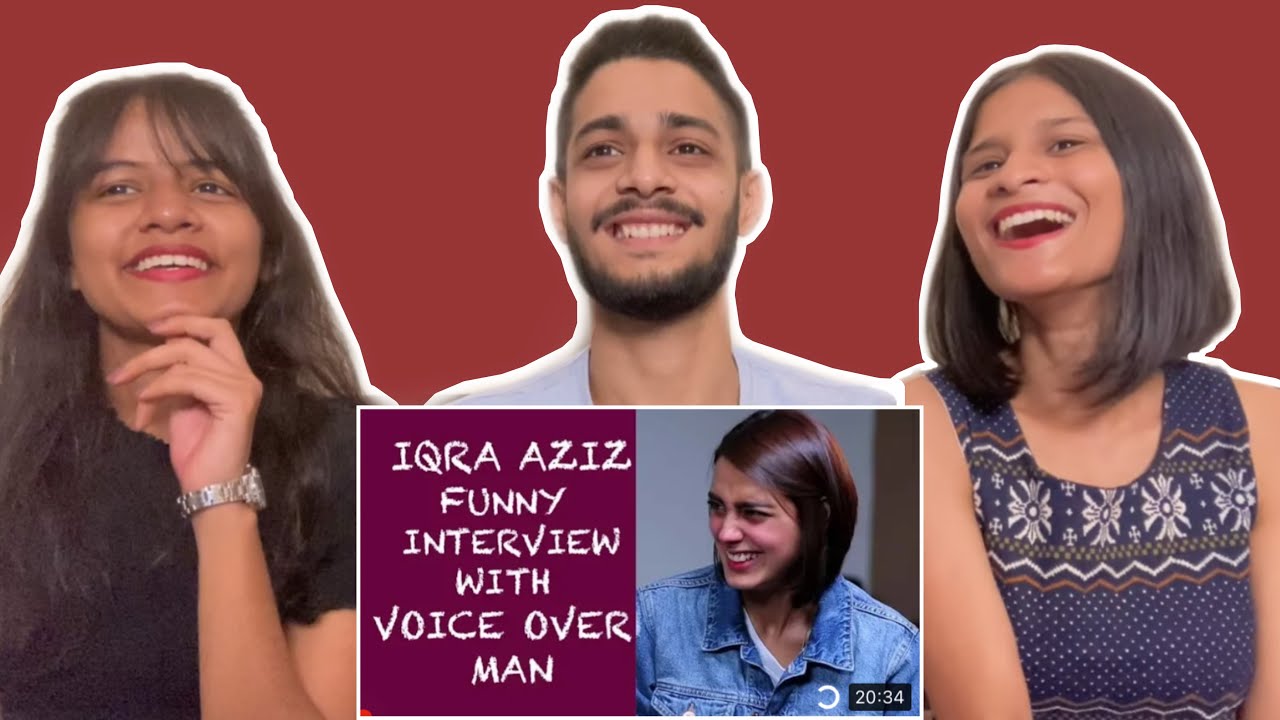 Iqra Aziz funny interview with Voice Over Man | WhatTheFam Reactions!!!