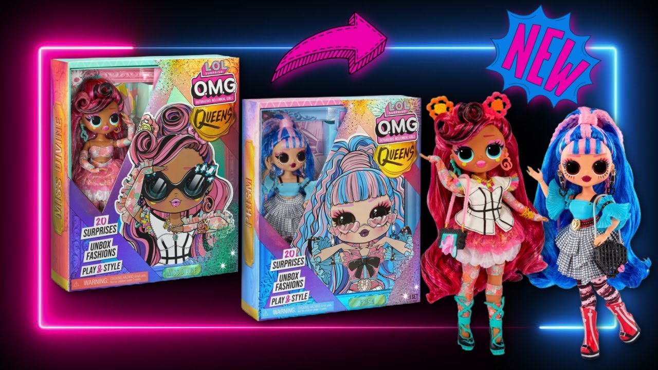 LOL Surprise QUEENS Prism and Miss Divine OMG Fashion Dolls - YouTube