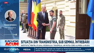 Traian Băsescu: ”Nu Transnistria, toată Moldova e amenințată de Armata lui Putin”