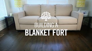 Wondering how to build a blanket fort? No worries we have you covered. Follow this instructional video to discover the fun inside. To 