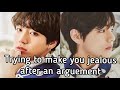 2 cold prince and the maid #3:Trying to make you jealous after an arguement|Taekook series/oneshot|