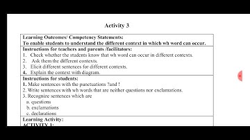 Bridge Course SSC Statement 6 Activity 3