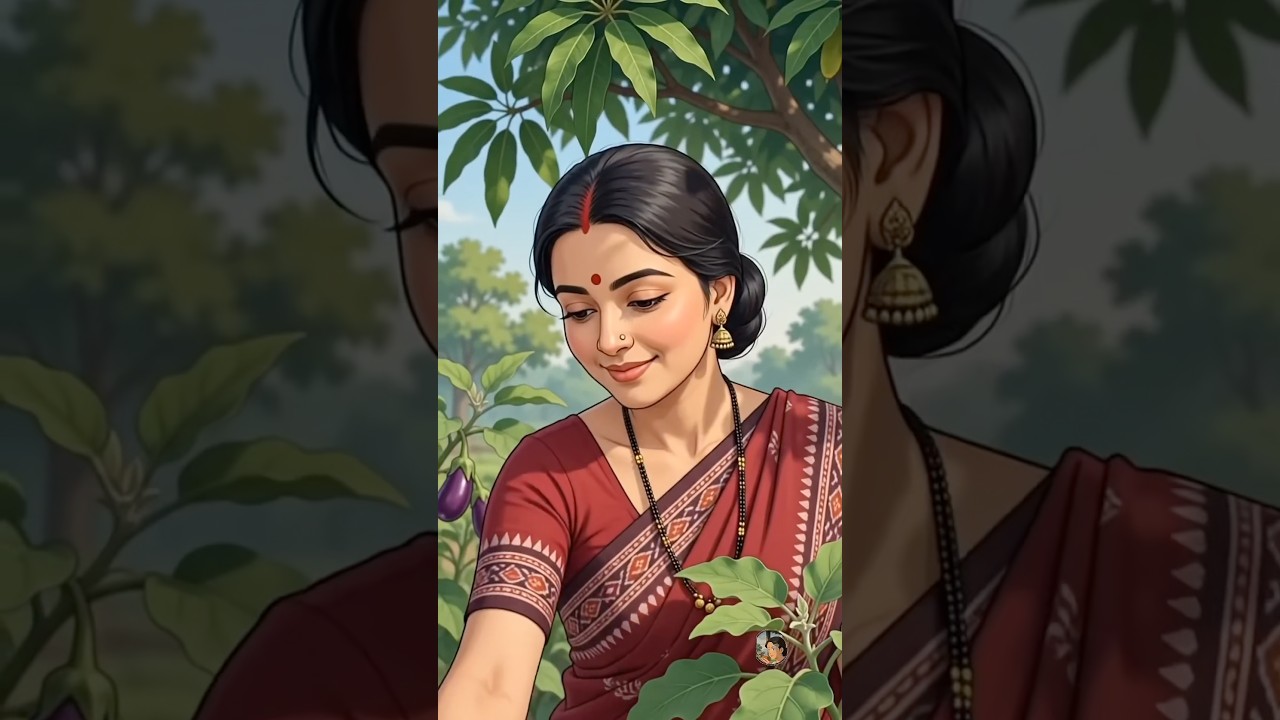 आज माँ ने इतने प्यार से बैंगन की सब्जी बनाई 😱#montage #storytelling